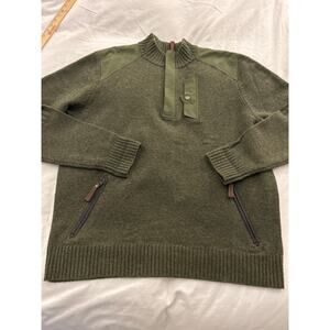 Alps & Meters XXL Green Wool-Blend Alpine Guide Sweater Luxury Utility